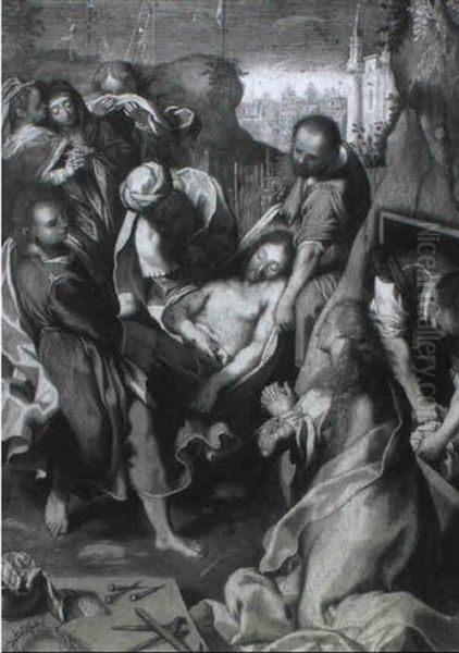 The Entombment Oil Painting by Federico Barocci