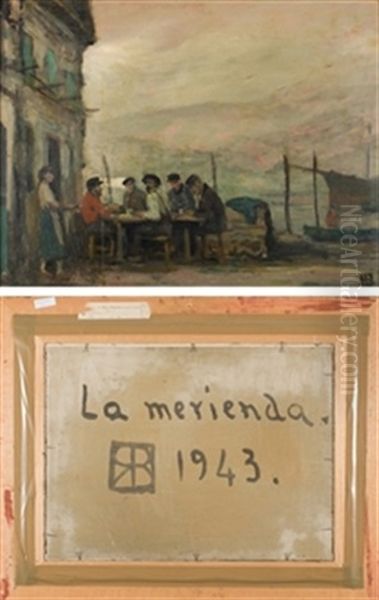 La Merienda, 1943 by Ricardo Baroja