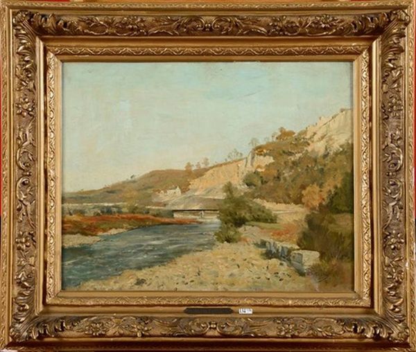 Riviere En Ardenne Oil Painting by Theodore Baron