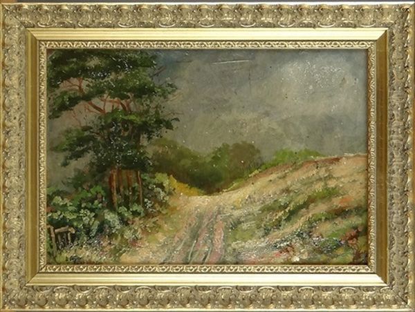 Chemin En Campine Oil Painting by Theodore Baron