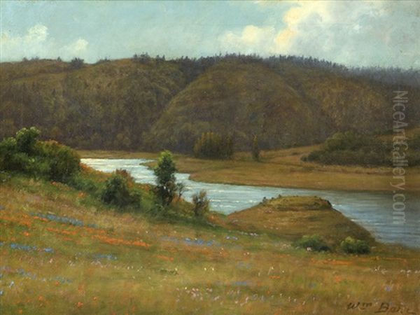 Spring Valley Oil Painting by William Barr