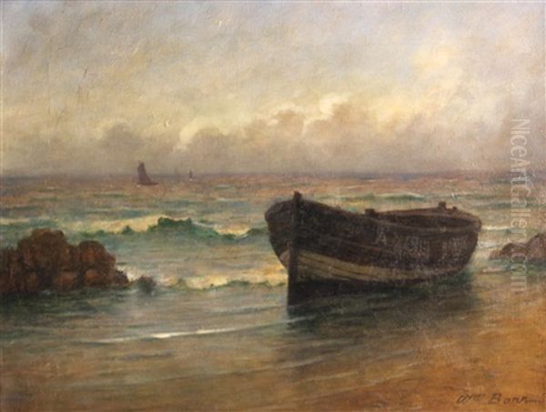 Stonehaven Fishing Boat Oil Painting by William Barr