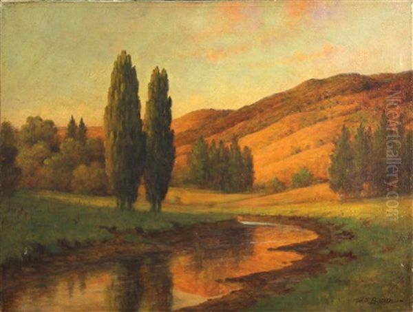 In Marin County Oil Painting by William Barr