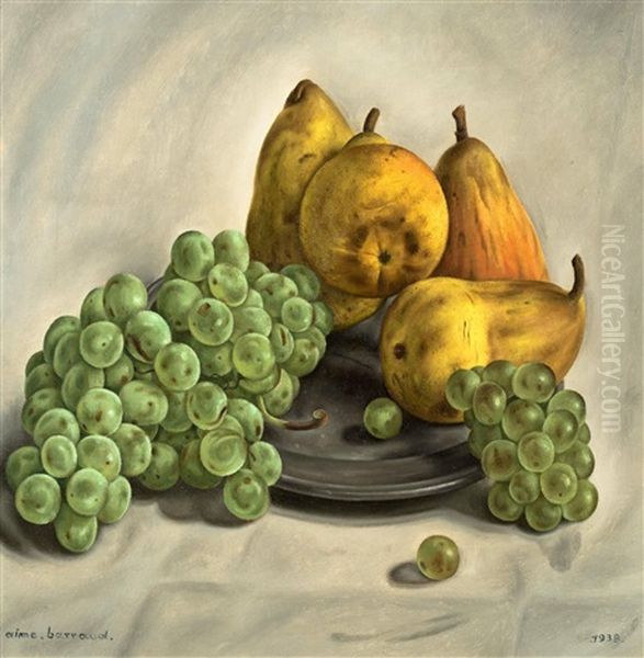 Nature Morte Aux Fruits Oil Painting by Aime Victor Barraud