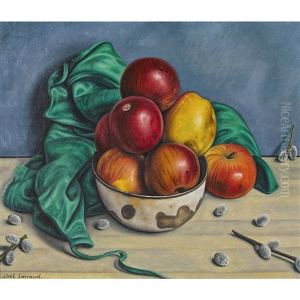 Nature Morte Aux Pommes Oil Painting by Aime Victor Barraud