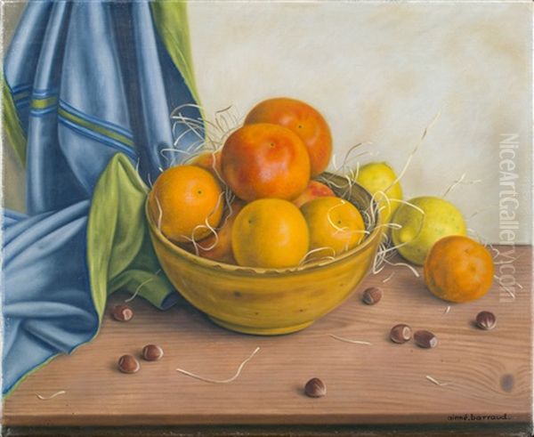 Nature Morte Aux Fruits Oil Painting by Aime Victor Barraud