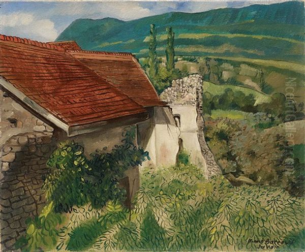 Vieille Maison En Savoie Oil Painting by Aime Victor Barraud