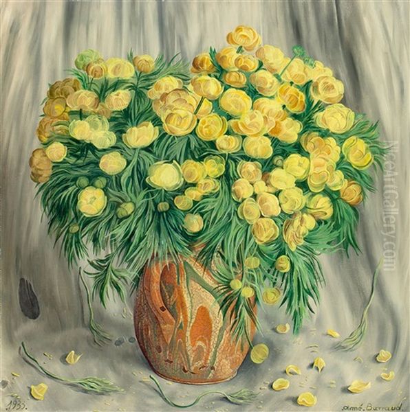 Nature Morte Aux Boutons D'or Oil Painting by Aime Victor Barraud