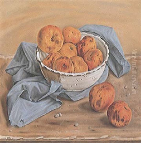 Coupe De Fruits Oil Painting by Aime Victor Barraud