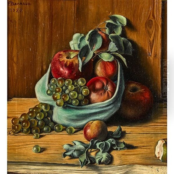 Pommes Et Raisins by Francois Emile Barraud