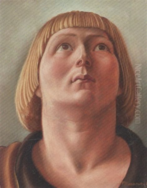 Portrat Von Marie Barraud Oil Painting by Francois Emile Barraud