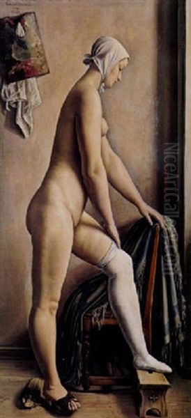 La Luronne Oil Painting by Francois Emile Barraud