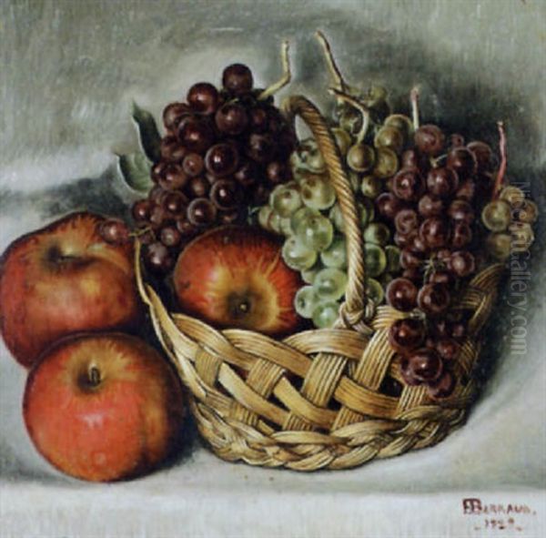 Raisins Et Pommes Oil Painting by Francois Emile Barraud