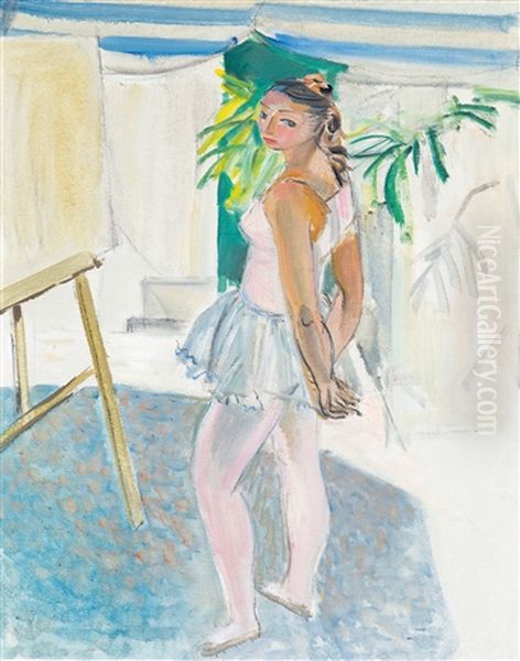 Danseuse Oil Painting by Maurice Barraud