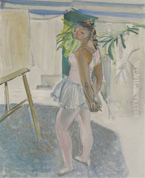 Danseuse Oil Painting by Maurice Barraud