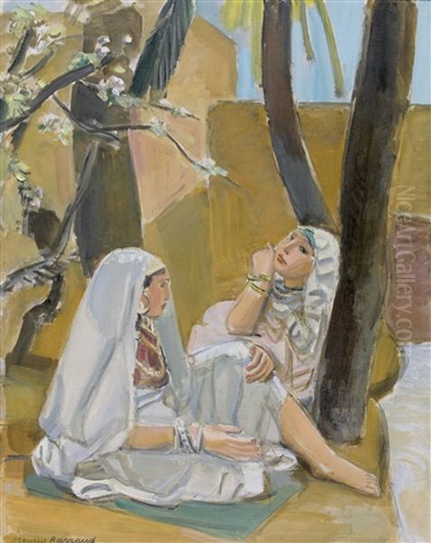 Algeriennes Oil Painting by Maurice Barraud