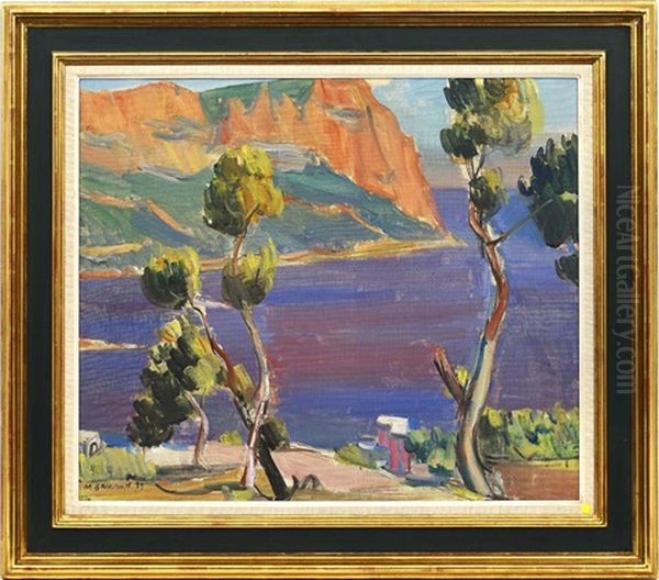 Le Golfe De Cassis Oil Painting by Maurice Barraud