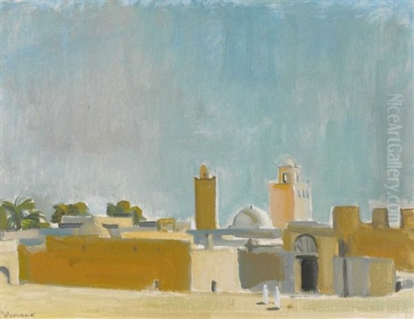 Ansicht Von Touggourt In Algerien Oil Painting by Maurice Barraud