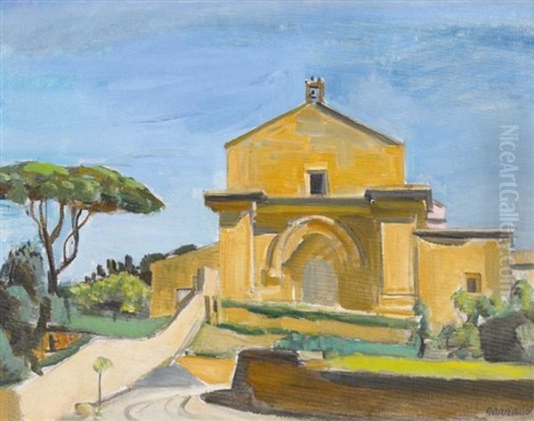 St-nicolas (agrigento) Oil Painting by Maurice Barraud