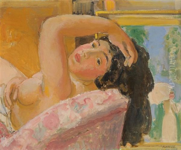 Siesta Oil Painting by Maurice Barraud