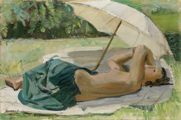 Sieste Oil Painting by Maurice Barraud