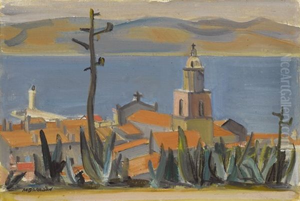 St. Tropez Oil Painting by Maurice Barraud