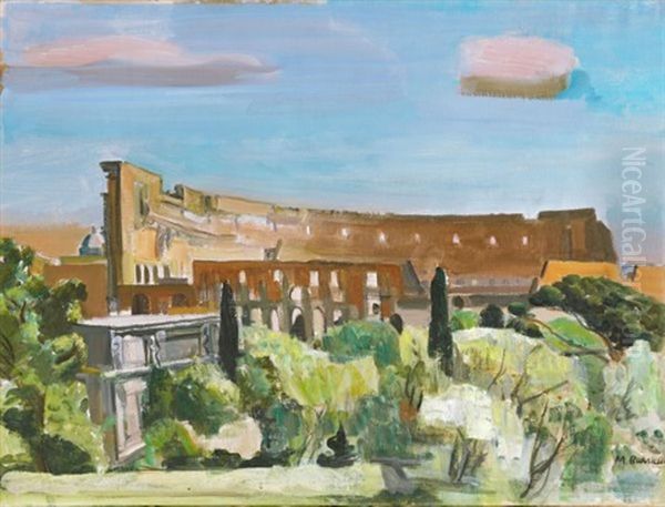 Le Colisee, Rome (the Colosseum, Rome) Oil Painting by Maurice Barraud