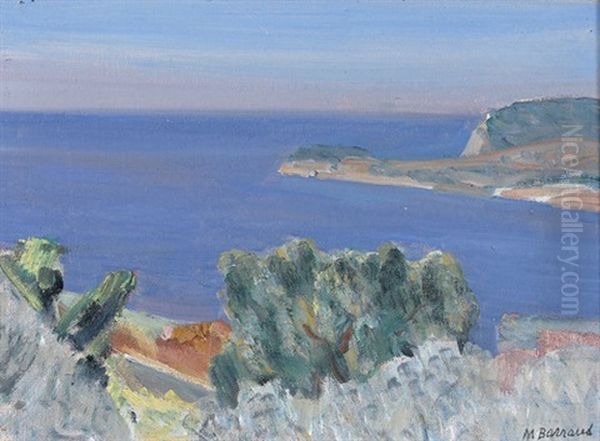 Sommerliche Kustenpartie Bei Cassis Oil Painting by Maurice Barraud