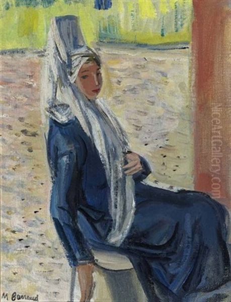 Frauenportrait Oil Painting by Maurice Barraud