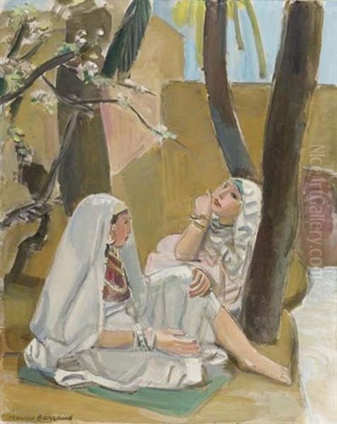 Deux Algeriennes Oil Painting by Maurice Barraud