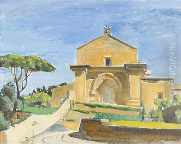 St. Nicolas (agrigento) Oil Painting by Maurice Barraud