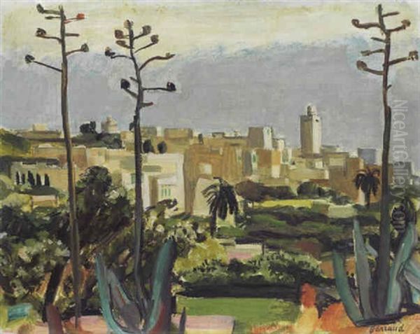 Sidi-bou-said Oil Painting by Maurice Barraud