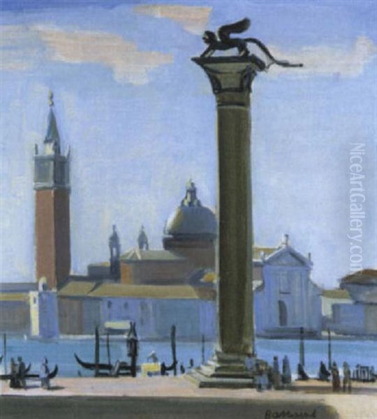 Colonne St. Marc Oil Painting by Maurice Barraud