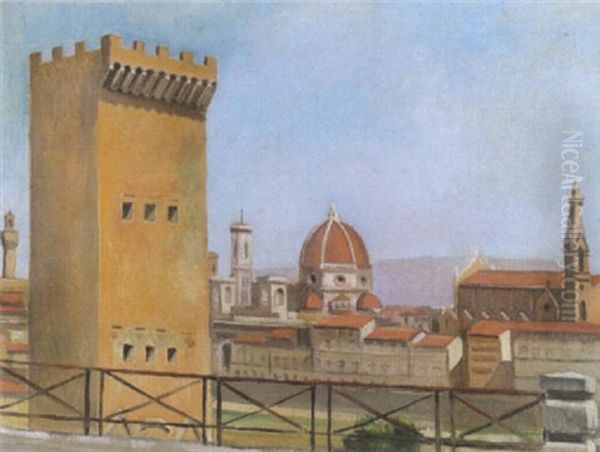 Sommerliches Florenz Oil Painting by Maurice Barraud