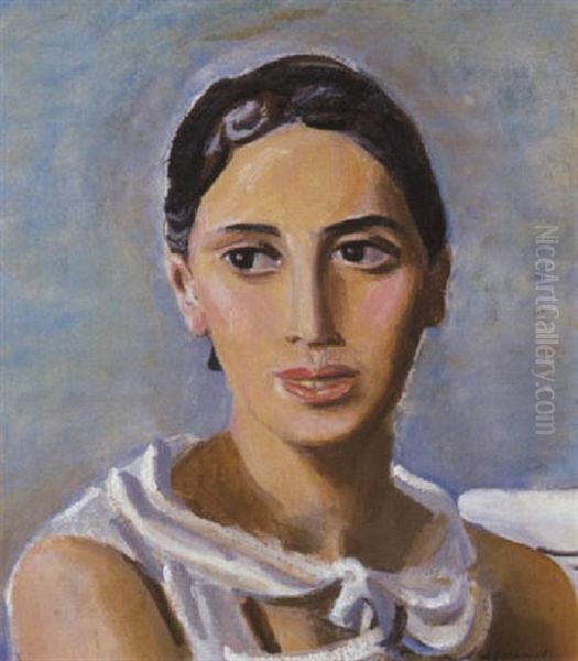 Francisca Oil Painting by Maurice Barraud