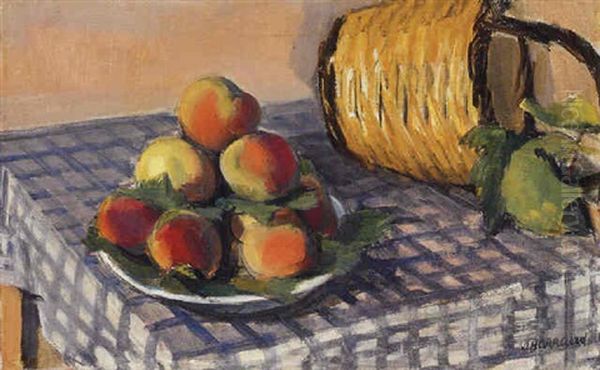 Nature Morte Aux Fruits Oil Painting by Maurice Barraud