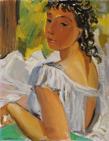 Anne Marie, Danseuse Oil Painting by Maurice Barraud