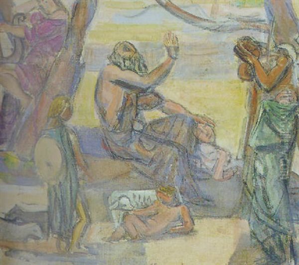 Mythologische Szene Oil Painting by Maurice Barraud