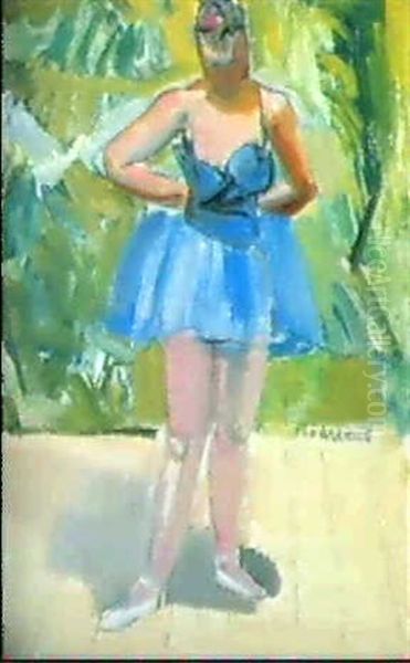 Danseuse Oil Painting by Maurice Barraud