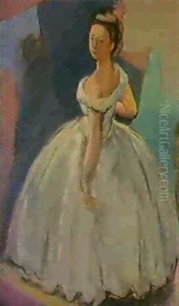 Ballet Oil Painting by Maurice Barraud