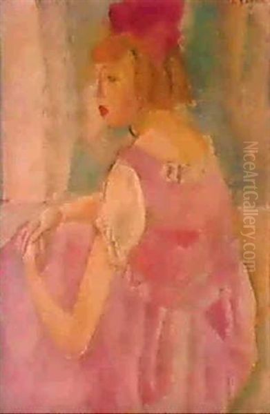 Danseuse Du Maxim A Geneve Oil Painting by Maurice Barraud