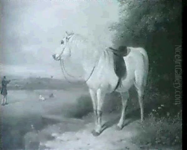 The Shooting Pony Oil Painting by William Barraud