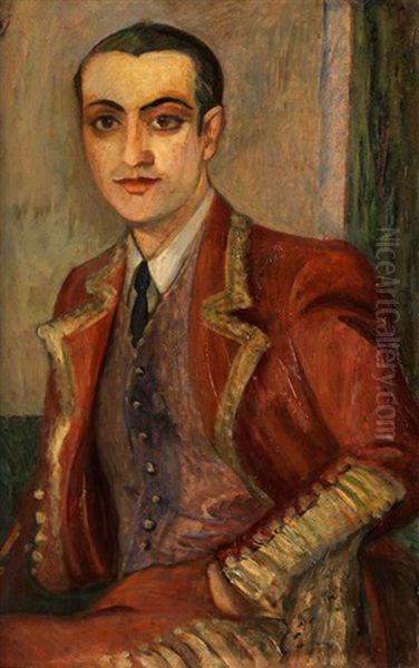 Ragazzo (giovane) In Costume Spagnulo, Ende by Erme Barrera-Bossi