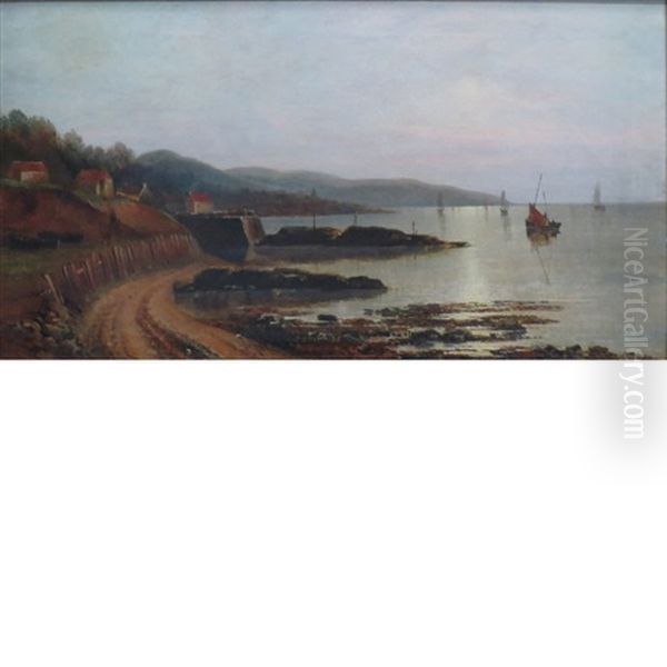 Largo Bay, Early Morning Oil Painting by William Barry