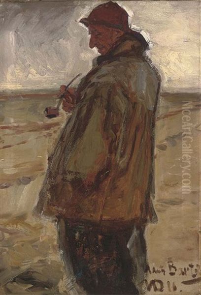 The Old Man Of The Sea Oil Painting by Hans Von Bartels