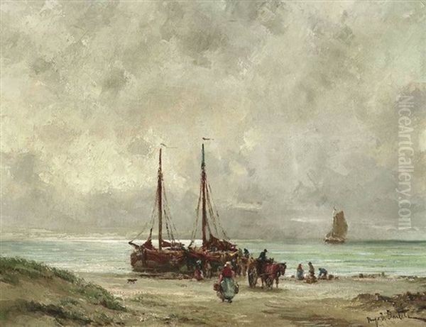 In Den Dunen An Der Hollandischen Kuste Oil Painting by Hans Von Bartels