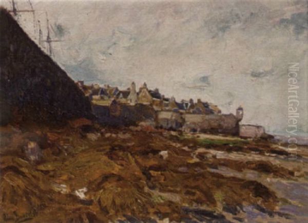 Concarneau Bretagne, 1905 Oil Painting by Hans Von Bartels