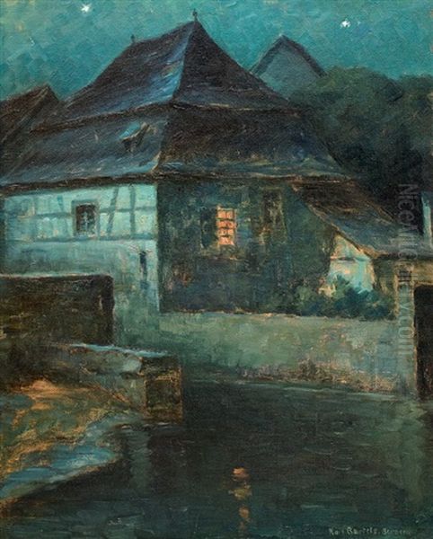 Alte Muhle Oil Painting by Karl Bartels