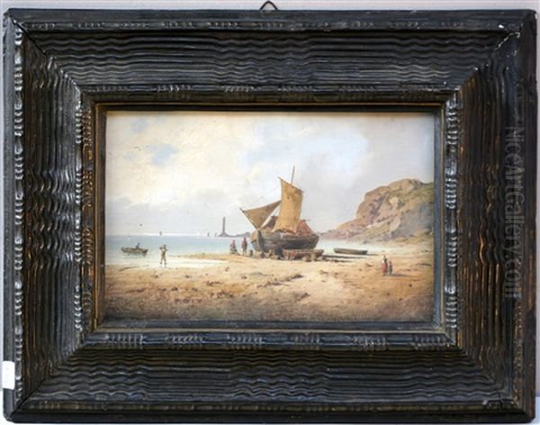 Ritorno Dalla Pesca Oil Painting by Luigi Bartezago