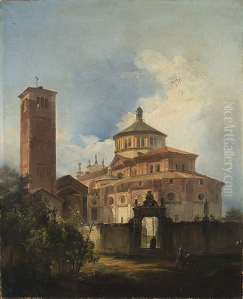 San Celso Oil Painting by Luigi Bartezago